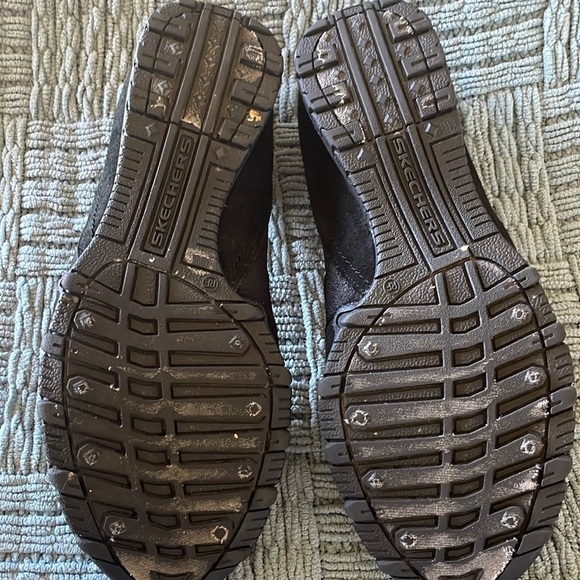 Skechers Memory Foam Relax Fit Biker Slip On Loafers Stretch Fabric Leather Sz10 - Picture 7 of 12